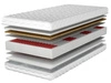 Materac kieszeniowy multipocket z matą kokosową Lunaro 80x200